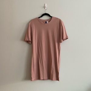 H&m taupe tee-shirt dress